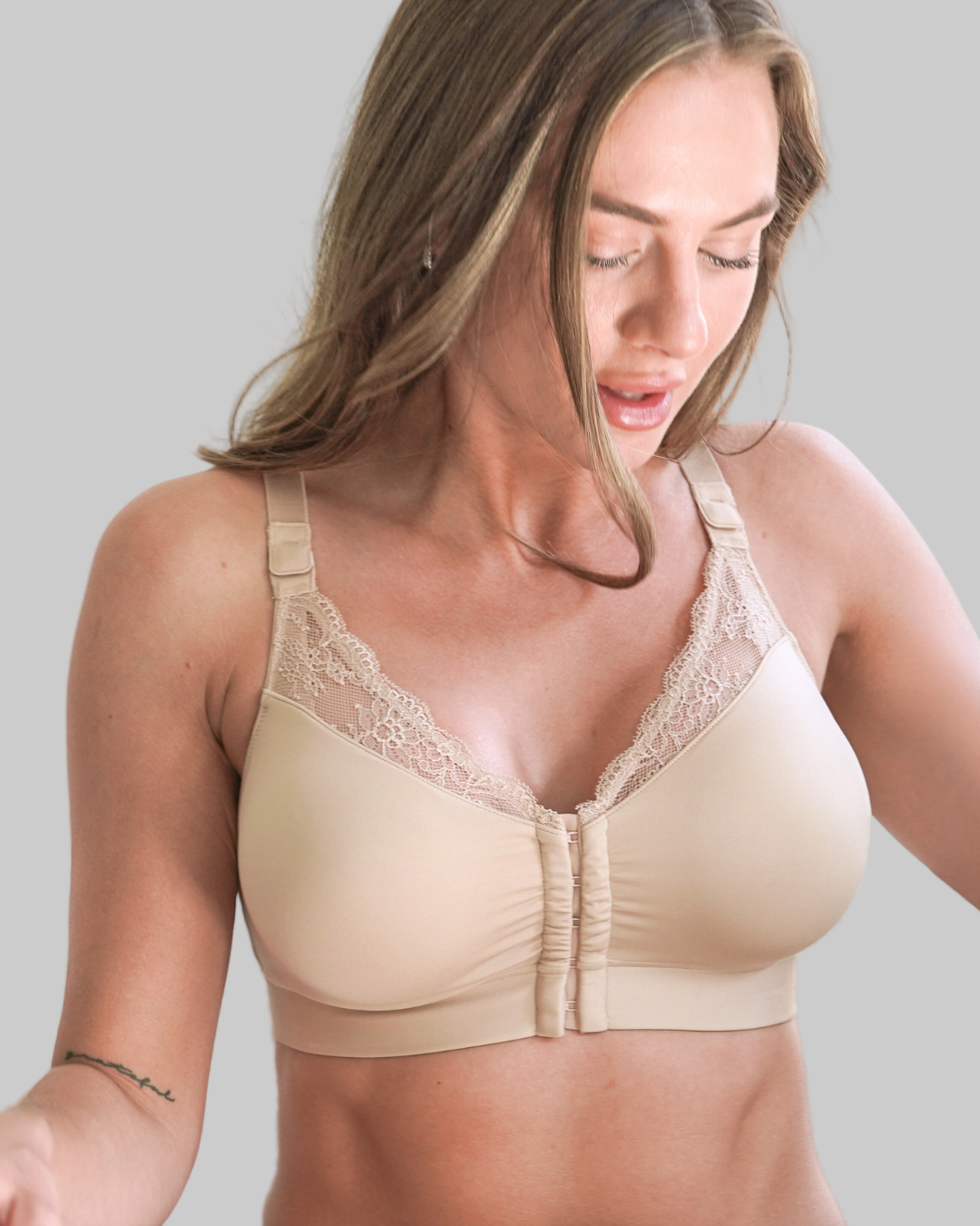 Surgical Couture Bra | Lace | Nude