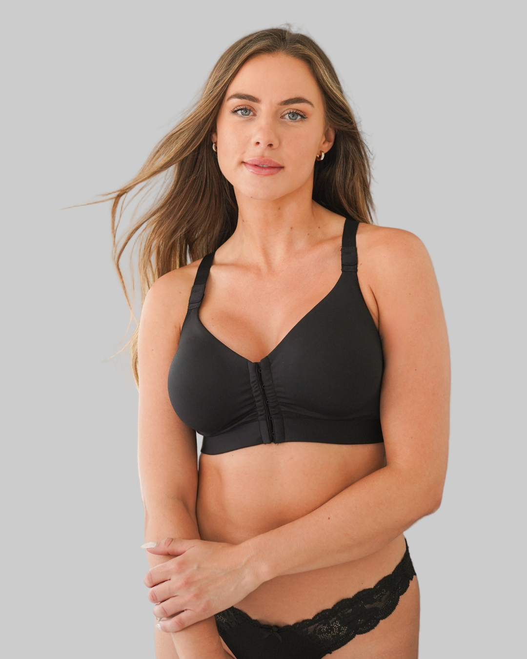 Surgical Couture Bra | Non Lace | Black