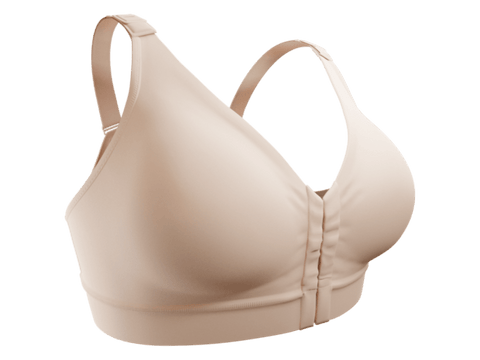 Post Surgery Compression Bra | Non Lace | Bombshell Nude